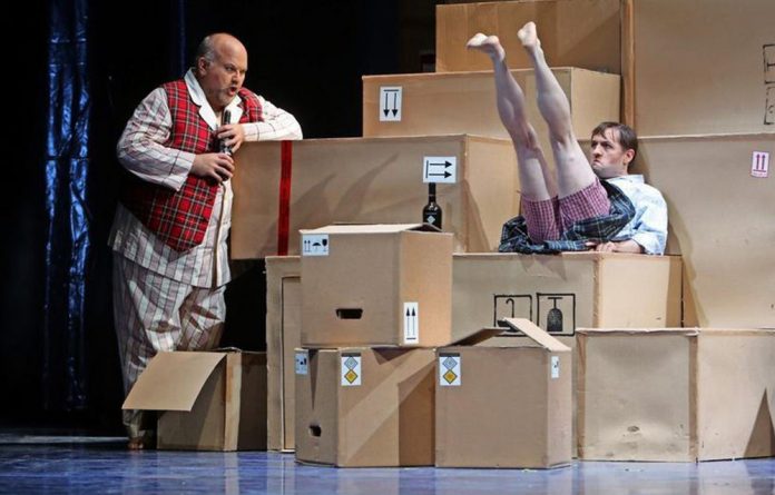 boxes pack for an Opera