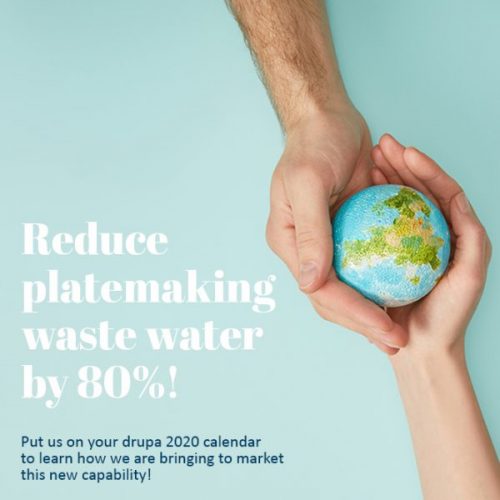 reduces platemaking waste water usage by 80%