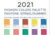 Color palette guide 2021